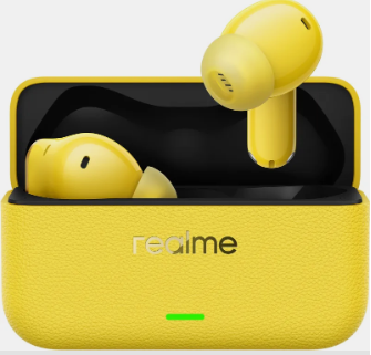 realme Buds T500 Pro with 50dB ANC|Spatial Audio|56 Hrs battery Bluetooth Buds (Lemon Cola)